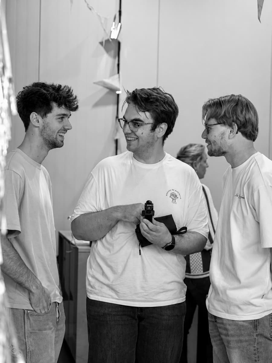 The team in the studio