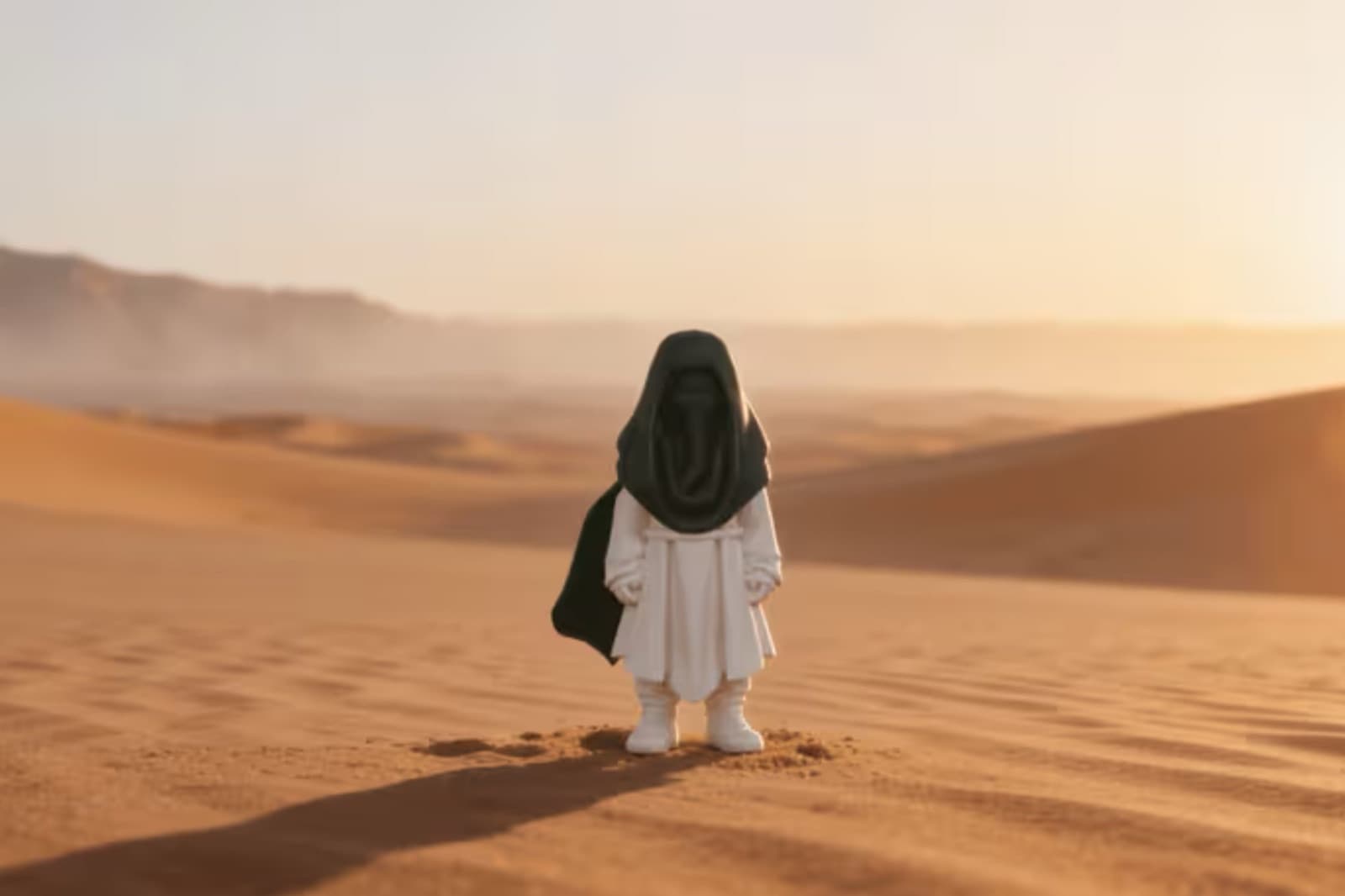 The Nomad in de woestijn